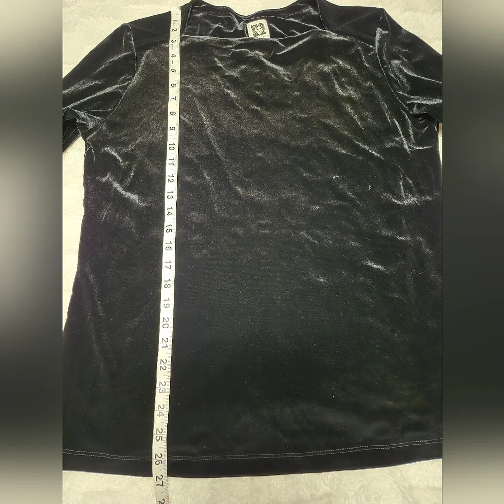Anne Klein Black‎ Velvet Garment⚠️⬇️